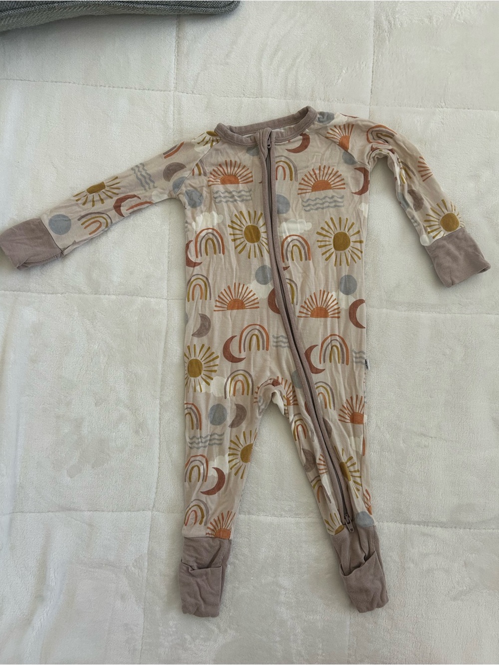 Little sleepies desert sunrise footie pajama